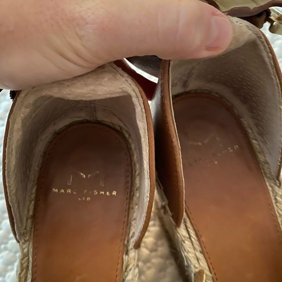 Marc Fisher Brown Platform Espadrilles - Picture 6 of 6